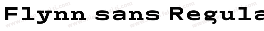 Flynn sans Regular字体转换